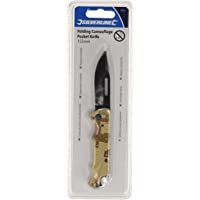 Los mejores  - Silverline 749036 Navaja de Camuflaje- 155 mm